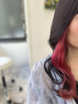 ウィル 江坂店(WiLL) 【WiLL 山口】the pink★インナーカラー