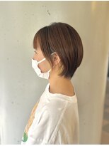 シュク 高円寺(SYUK)&nbsp;丸みショートレイヤー/ベージュカラー【SYUK 高円寺 中野】