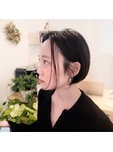 クールなミニボブ