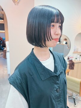 シビバイレボ(CIBI by revo) 地毛風カラー/ナチュラルレイヤーカット/ショートボブ[船橋]