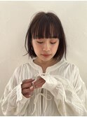 姫カットカールセミディシアーカラー