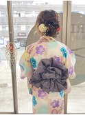 ふわふわアップ＆へこ帯浴衣着付け