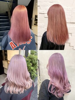 ブーミー(Bor mee)の写真/【ハイブリーチ☆】トリプルカラー+ケアブリーチ込+Tr¥19,980】こだわりのハイトーンも嬉しい価格で★