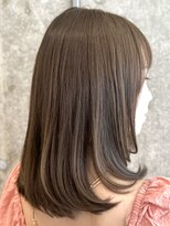 アヤラグランスパ 船橋店(AyaLA GRAN SPA) 【福田隆晃】オリーブベージュ/こなれミディ/イメチェン