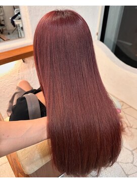 ロトヘアー(LOTO HAIR) ラウンドレイヤー×ピンクバイオレット