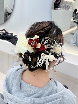 アールプラスヘアサロン(ar+ hair salon) 袴着付け♪ヘアセット