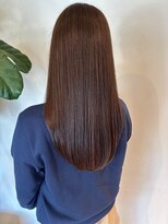 リベラル(liberal)&nbsp;マロンベージュ レイヤーストレートロング 髪質改善【20代30代】