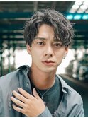 ツーブロック ショート ツイストスパイラルパーマ ツイスト