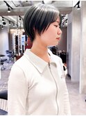 ミニウルフレイヤーカット顔周りカット前髪カットショート/柏柏
