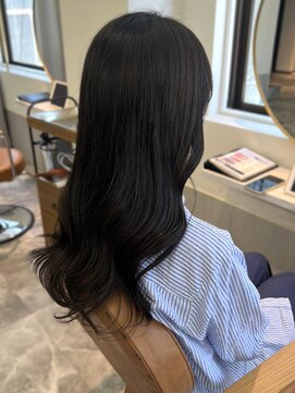 カノエ 福岡香椎店(canoe) 黒髪 髪質改善トリートメント 艶髪 巻き髪ロング 美髪 20代30代