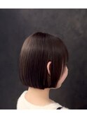 タッセルボブ×マロンベージュ