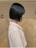 地毛風カラー/切りっぱなしボブ[船橋駅/ボブ]