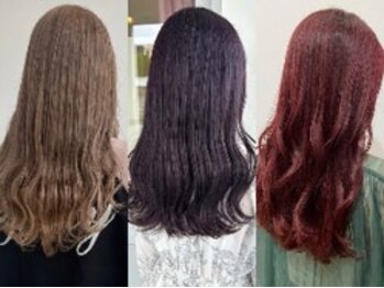 キャパサウス 春日 大野城店(CAPA south)の写真/ケアブリーチ導入☆ダメージレスカラーが人気の春日・大野城の美容院◇9時～OK！ハイライトで脱白髪染め◎