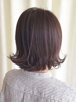 TJ天気予報 7コ 各務原店&nbsp;外ハネボブ/ショートボブ/デザインカット/パープルブラウン