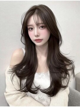 フォルテ 掛川店 グレージュ/レイヤー/顔周り/透明感カラー/髪質改善/韓国ヘア