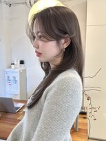 アンカーバイナチュラル(anchor by natural) 韓国風/レイヤー/前髪カット/オリーブ/透明感/ハッシュカット