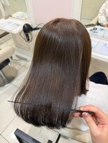 アッシュ 西荻窪店(Ash) 〈透明感カラー〉カット+ナチュラルオリーブブラウン