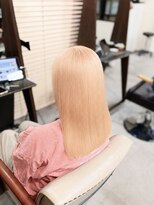 はんなり 行徳 艶感ホワイトベージュ×ハイトーンロング