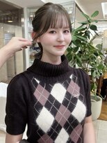 オブヘアージユウガオカ(Of HAIR Jiyugaoka)&nbsp;【顔周りカット×オリーブカラー】