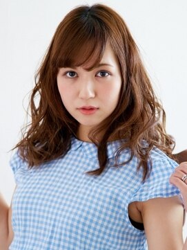 エマージュ 橋本(Emerge) フェミニンにカールでみせるウェーブ[橋本駅]