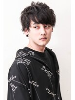 フジヤマ バーバー ショップ(FUJIYAMA BARBER SHOP)&nbsp;ソフトツーブロック フェザーマッシュくせ毛風パーマk