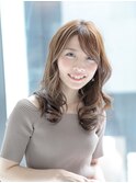 グレージュカラー/シルキーベージュ/斜めバング/秋葉原