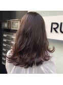 地毛風カラー × ブラウングレージュ Hair Design Collet Ginza