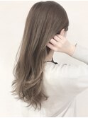 《Blue》#シルクミルクティー#ケアブリーチ#透明感カラー