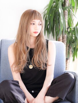 ウィズ 市原店(Wiz) 前髪パッツンなロングウェーブ