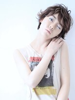 ココ 本八幡(KOKO)&nbsp;黒髪クラゲヘアーオリーブグレー小顔ココアベージュショート