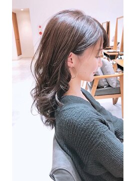 ネイロ 錦糸町(NeiRo) マロンベージュ Aラインボブドレスヘアかきあげロング