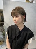オリーブベージュ×インナーカラー