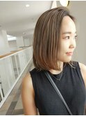 ベージュボブ/ボブ/透明感カラー/20代30代40代