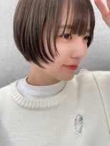 イメチェン/ショート/レイヤー/ブラウン