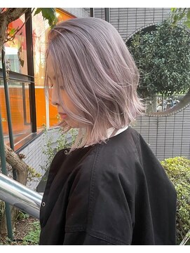 クエントバイアルティナ 大宮店(cuento by artina) パールミルクティー_プラチナグレージュ_金髪ボブ