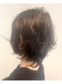 外ハネスタイル