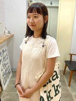 ハイフ(haif)&nbsp;【haif】オン眉ボブ×オリーブベージュ