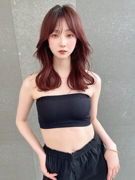 ロンドローズ 名古屋(Lond damaskRose) 学割 ブリーチなしダブルカラー ブリーチ 髪質改善 ボブ25