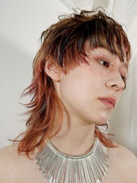 ナループロアオハナ(Nalu pu loa ohana) デザインカラー/ブリーチカラー/ローライト/原宿/表参道