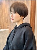 大人マッシュショート丸みショートショートボブ30代40代50代