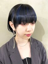 ダブルカラーブルーベージュカラーケアブリーチハイトーンカラー