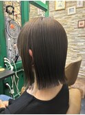 切りっぱなしボブ