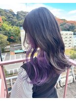 ビアージュ(Viage)&nbsp;#インナーカラー #イヤリングカラー #パープル #バイオレット