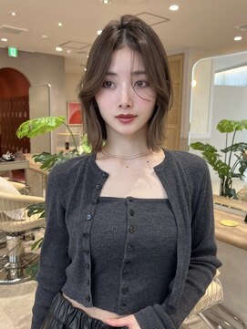 ジーナ 渋谷神南(Zina) 透明感カラー×レイヤーボブ