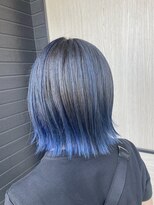 ハイク(HYKE)&nbsp;ブルーボブバレイヤージュ