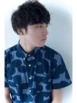 ロミーオム 本厚木(ROMMY. Homme) メンズマッシュニュアンスパーマおしゃれ清潔感本厚木