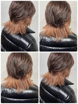 グルグル 新小岩店(GULGUL) 艶めく深みベージュインナーカラー