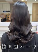 銀座店1番人気メニュー「韓国風パーマ」