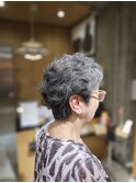 ★くせ毛風カール50代60代70代◎