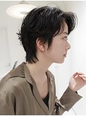 くせ毛/ショートウルフ
